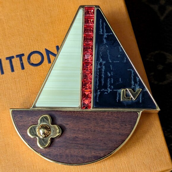 Louis Vuitton Jewelry - 🔥 RARE 🔥 LOUIS VUITTON Float Your Boat Brooch Pin - Large